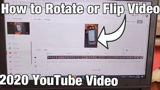 2020 How to Rotate or Flip your Uploaded YouTube Video