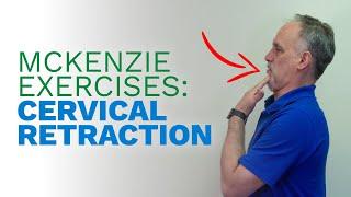 McKenzie Exercises- Cervical Retraction in Sitting