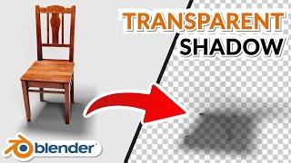 How to Render Only Shadows with Transparency in Blender | Blender 3.4 | Quick Tutorial