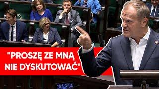 "Przestańcie manipulować". Tusk o powodzi. Nagle ostro zwrócił się do posłów PiS