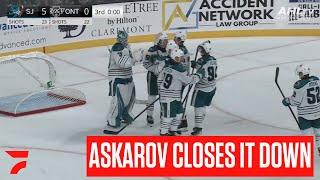 San Jose Sharks Prospect Yaroslav Askarov Pitches Shutout In First Game With Barracuda