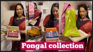 Saavaas Pongal Collection | Kanchi semi silk sarees | Retta Petta sarees | Half sarees |Dhoti & Kids