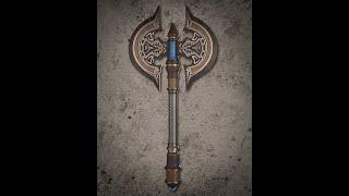 Ornate Axe modelling in Blender 2.9+ (Time-lapse)