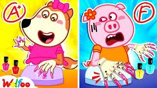 Barbie’s Nail Class!  Who Cheats to Get Ahead?| Honesty Lesson for Kids | Wolfoo New Episodes 2025
