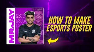 How To Make Esports Player Poster | Create Esports Poster On Android