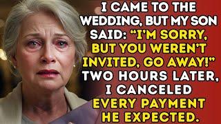 I Came To The Wedding, But My Son Said: “I'm Sorry, You Weren't Invited, Go Away!”. But I...