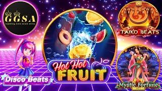 Hot Hot Fruit, Mystic Fortune Deluxe, Disco Beats and Taiko Beats(Habanero Special)