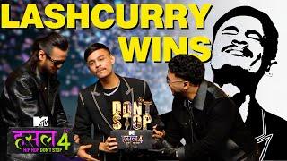 Lashcurry Wins The Season | Lashcurry बने इस Season के Winner | MTV Hustle 4