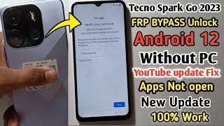 Tecno Spark Go 2023 (BF7) Frp Bypass Without Pc | Android 12 New security update 2024