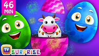 Old Macdonald Had A Farm + More ChuChu TV Surprise Eggs Learning Videos SUPER COLLECTION 1