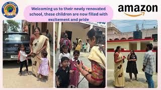 Vidya Mitra at MPPS Shanthi Nagar, Hyderabad @amazon  @jagathifoundation  @durgakalyani6567