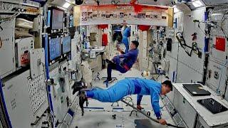 Shenzhou-18 crew readies for entry of Shenzhou-19 members