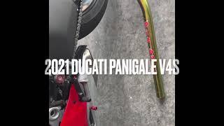 2021 Ducati Panigale V4S TERMIGNONI Slipon Exhaust vs Stock Sounds