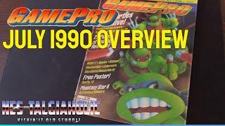 Classic GamePro Magazine Overview - July 1990 - NEStalgiaholic