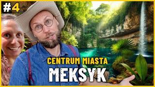 MEKSYK - JASKINIA w centrum miasta VALLADOLID i w środku CENOTE! Podróż z Rumunką i lokalne życie