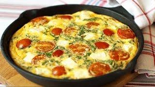 Как приготовить омлет с помидорами. | How to cook an omelette with tomatoes.