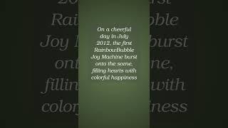 Can bubbles bring a rainbow of joy? #explore the #magic of rainbowbubble joy machine! rainbowbubble