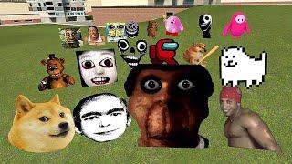 OBUNGA NEXTBOT MEMES CHASE US IN SANDBOX ► Garry's Mod