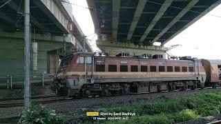 Train Under a Bridge - Bhusaval WAP4 with Udhna - Bandra Terminus Intercity Special.