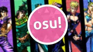 [osu!] All JoJo Openings (Parts 1 - 6)