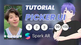 Tutorial Picker UI 1 Sampai 100 | Spark AR Indonesia