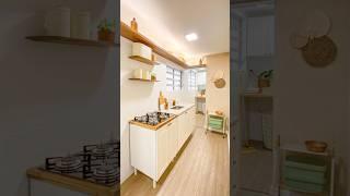 Transformação da cozinha pequena e antiga pt. 2  #cozinhanova #decoração #cozinha #dicas