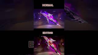 Normal vs Editing #vidio free fire #asu ss