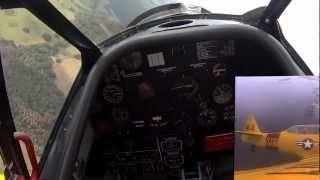 Flight on  North American T 6 TEXAN  over Florida