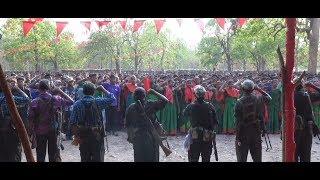 Thousands of people gather in  bastar on the occassion of Naxalbari celebrations