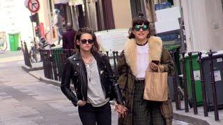 EXCLUSIVE: Kristen Stewart and Soko very much in love in the streets of Paris