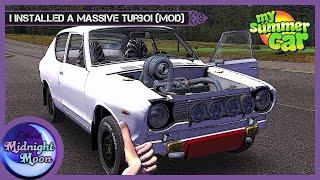 Installing A Crazy Turbo on My Car! [] My Summer Car