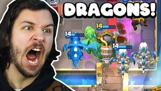 We are the Dragon King of Clash Royale!