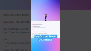 Use Custom Model Collections #dev #tips #coding #webdevelopment #laravel #it #php