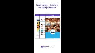 Brochure Maker App | Price List App | Catalogue Maker App | VistaShopee - Free Business App