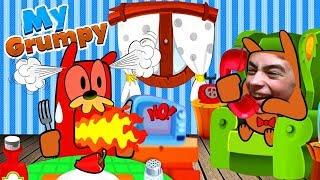 СМЕЕМСЯ и ДРАЗНИМ ЗВЕРЬКА Играем Веселою и смешную Игру My grumpy Детский летсплей