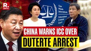 China Slams ICC Over Duterte Arrest Warrant, Warns Against ‘Double Standards’