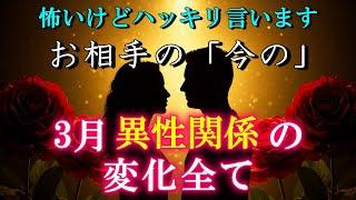 【恋愛占い】ハッキリ言います！怖いけど知りたい、３月お相手の異性関係の変化全て。