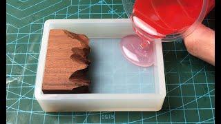 Resin art Удивительная страстная любовь Двойная подвеска / эпоксидная смола