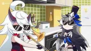 Honkai - When mei-senpai isn't home