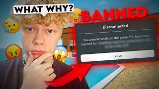 I GOT BANNED IN MM2..  (Murder Mystery 2)