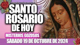 EL SANTO ROSARIO DE HOY SÁBADO 19 DE OCTUBRE DE 2024MISTERIOS GOZOSOS/Santo Rosario de Hoy/NUEVO