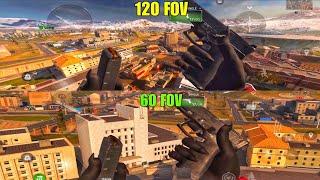 60 vs 90 vs 120 FOV | WARZONE MOBILE | Does FOV matter?