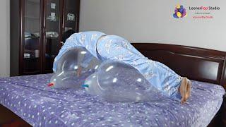 [Balloon Game] VIP Video VOL.1  Pump when sitting on 18 inch balloon