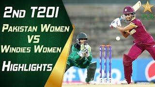 2nd T20I | Pakistan Women vs Windies Women at Karachi | Highlights | Super Over | PCB