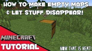 How To Get Empty Maps & HIDE STUFF! [Minecraft]