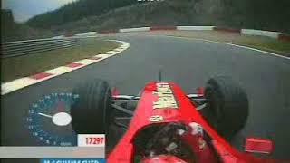 MICHAEL SCHUMACHER 2001 BELGIUM ONBOARD LAP