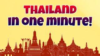 10 Fun Facts about Thailand in ONE MINUTE!