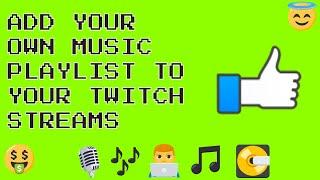 How To Add Your Own Music To Your Stream on Streamlabs OBS | MAC, Windows