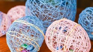 String Easter Egg Decorations!