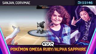 Pokémon Omega Ruby/Alpha Sapphire by Sanjan and Corvimae in 3:11:46 - Awesome Games Done Quick 2025